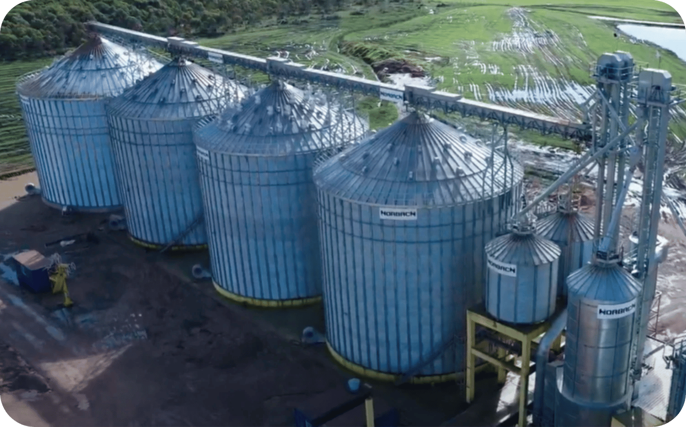 Complexo de Silos Planos e Secador