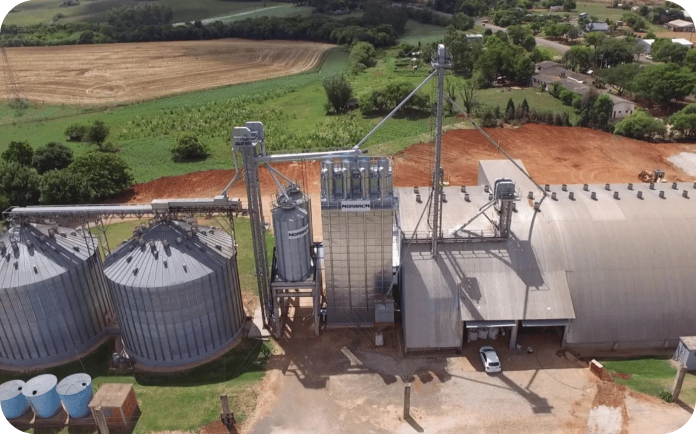 Bateria de Silos Pulmão Elevados